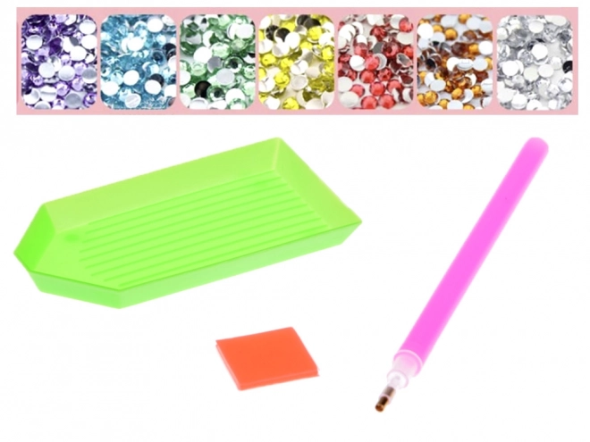 Ensemble créatif pour autocollants en diamant
