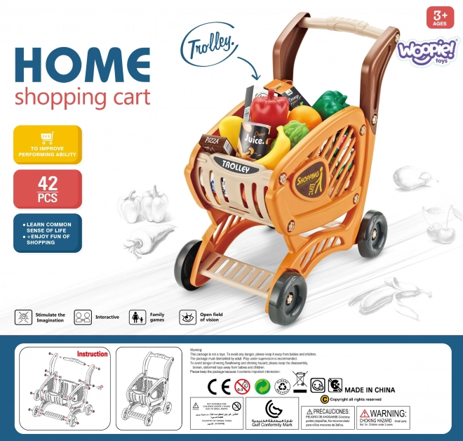 Chariot de courses pour enfants avec accessoires de Woopie