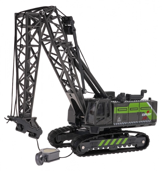 Grue métallique noir et vert