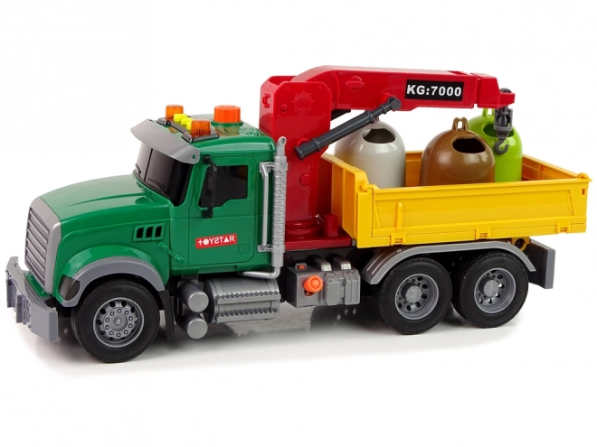 Camion Grue de Transport Automatique Poubelle Son