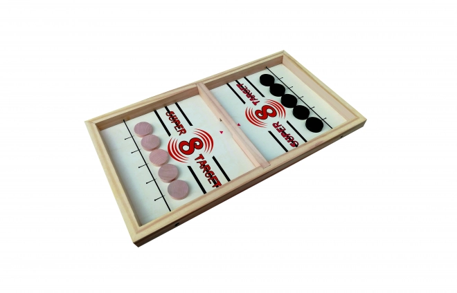Hockey sur table en bois 55,5x29,5 cm