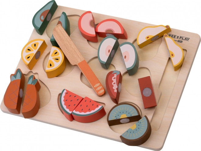 Ensemble de fruits à découper pour enfants