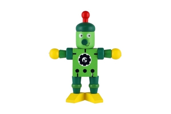 Robot en bois 12cm à partir de 18 mois - 1 pièce