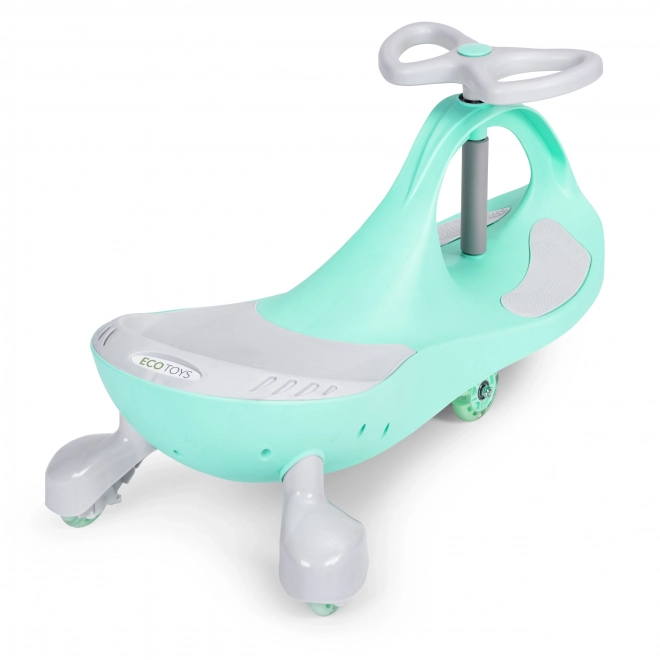 Voiture Wiggle Car lumineuse avec roues vertes ECOTOYS