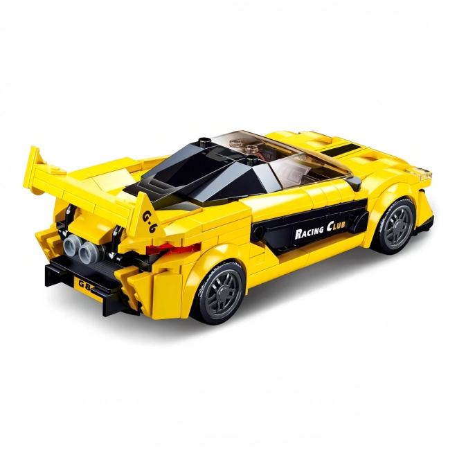 Blocs de Modèle Sluban M38-B0956 Voiture de Sport Anglaise Jaune
