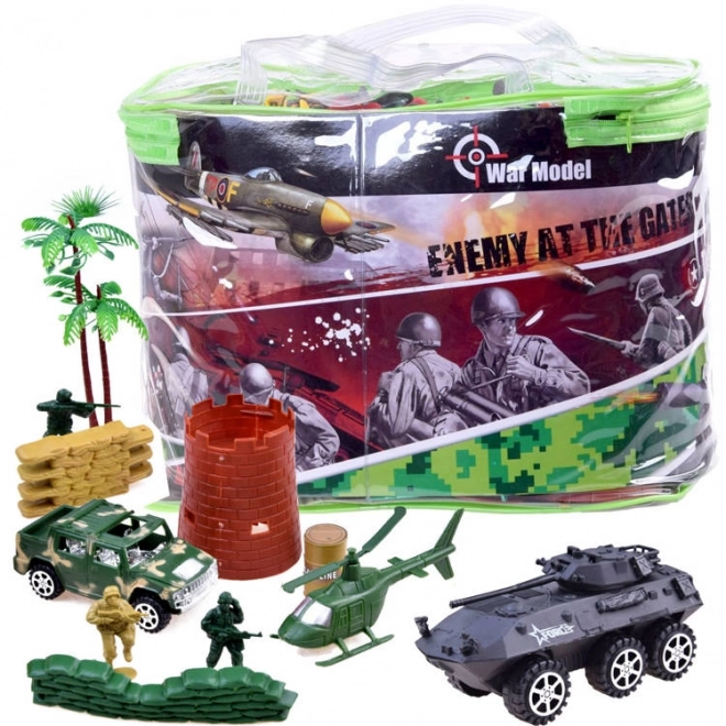 Grand ensemble Figurines militaires chars armes