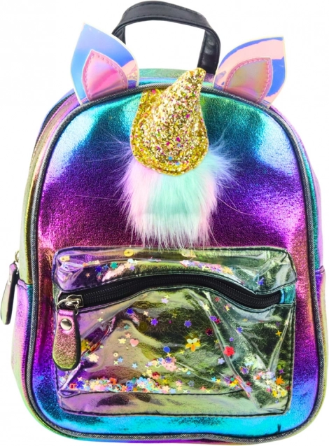 Sac à dos enfant Arc-en-ciel avec corne de licorne