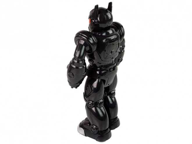 Robot interactif marche Son Lumières noir