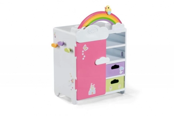 Armoire arc-en-ciel pour poupées BABY born