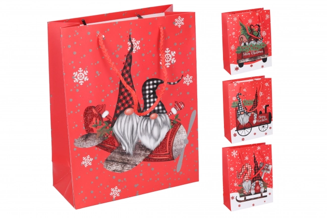 Sac cadeau L 30x42x12 cm Noël
