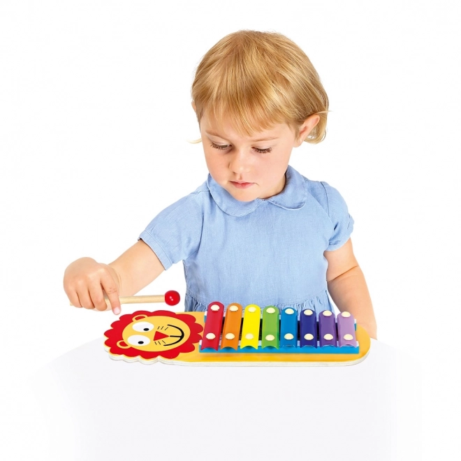 Bino Xylophone métallique Lionceau