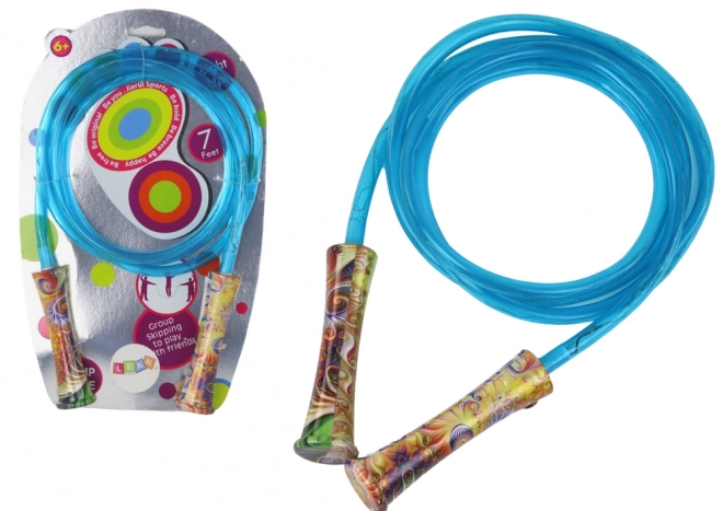 Ensemble sportif Corde à sauter lumineuse bleue 2,1M