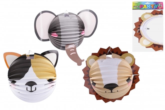 Lampion Boule Animaux 25 cm