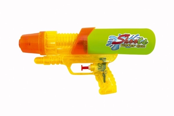 Pistolet à eau en plastique 24 cm - 2 couleurs