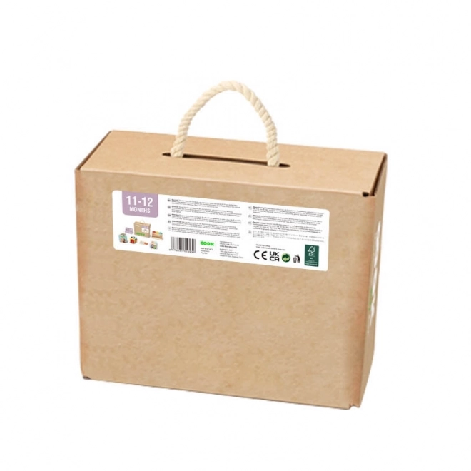 Boîte éducative montessori XXL 5 en 1 pour bébés 11-12 mois