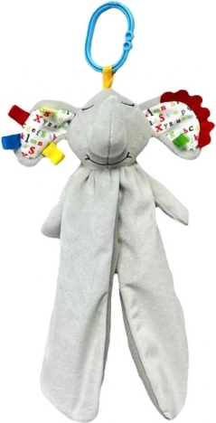 Jouet sensoriel en peluche éléphant Miluš 25 cm