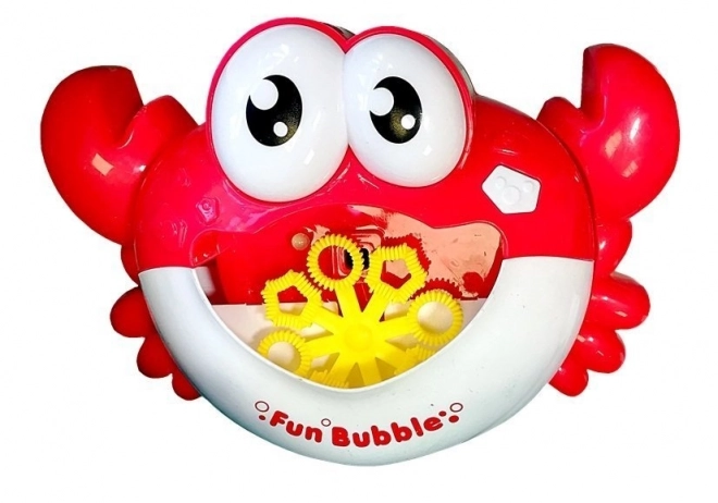 Machine à bulles de savon Crabe Rouge