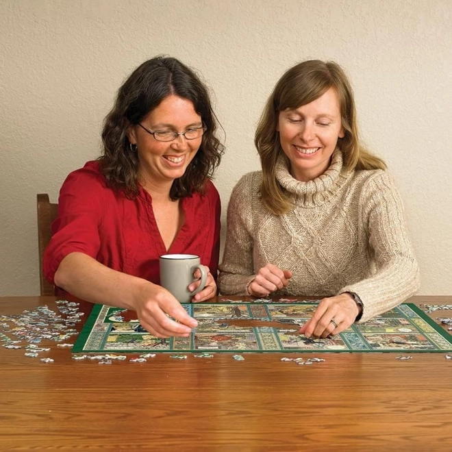 COBBLE HILL Puzzle Jardiniere : Calendrier du jardinier 1000 pièces
