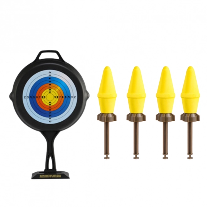 Grand lanceur de fusées avec projectiles en mousse 68 cm