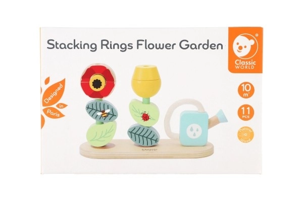 Puzzle en bois Jardin fleuri