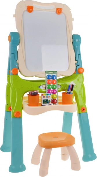 Étagère pratique et tabouret inclus