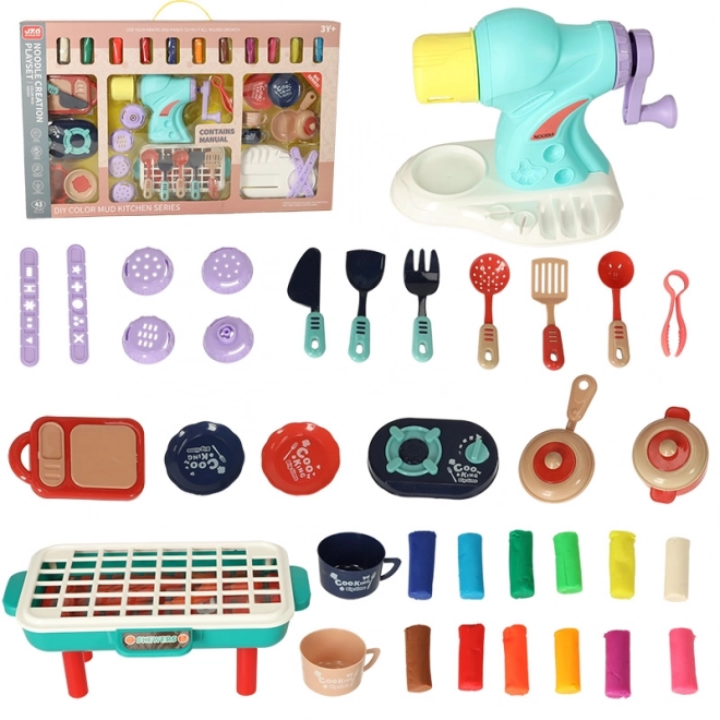 Ensemble créatif de pâte à modeler pour pâtes 44 pièces