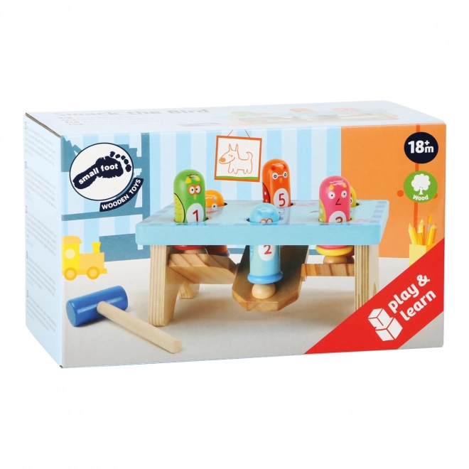 Jeu d'oiseau à marteler en bois Small Foot