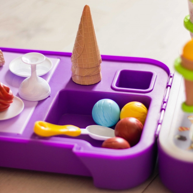 Woopie stand portatif avec crème glacée 3 en 1 ensemble 62 pcs