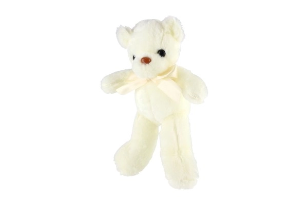Ours/Ours en peluche avec nœud 30cm blanc