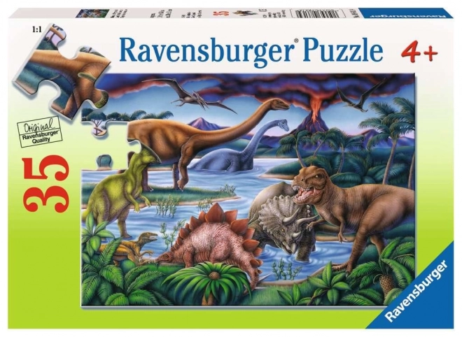 Puzzle dinosaures de Ravensburger - 35 pièces