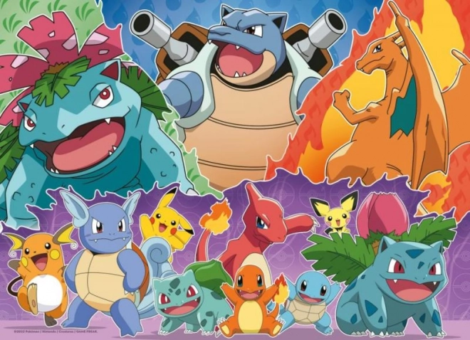 Puzzle Pokémon 4x100 pièces