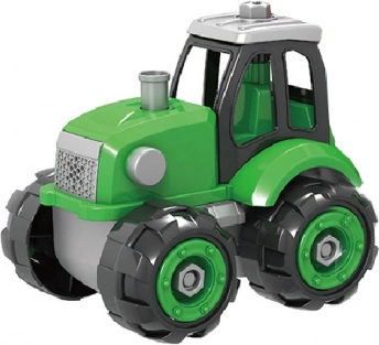 Tracteur vert réaliste