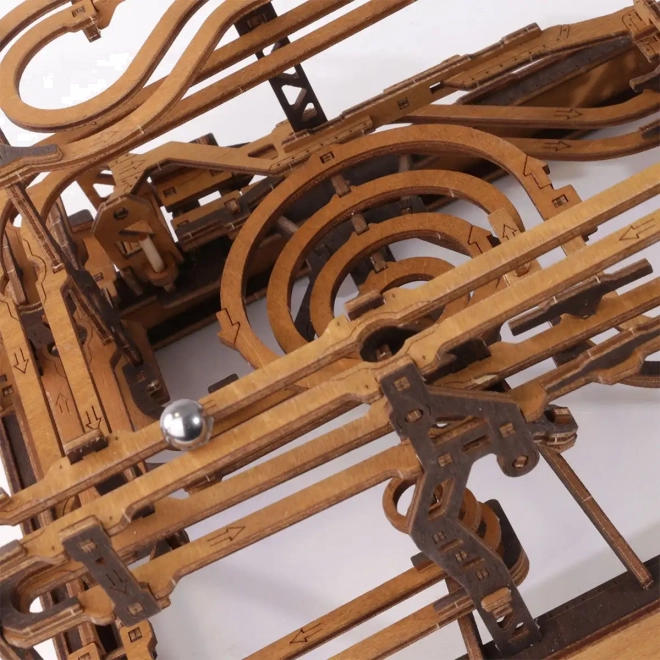 WOODEN CITY Puzzle en bois 3D Piste à billes 265 pièces
