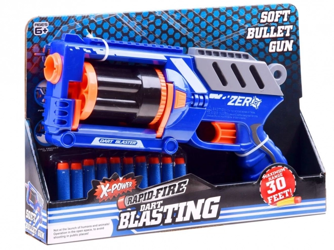 Pistolet Blaster avec balles en mousse