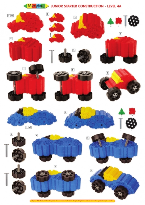 Morphun Starter 600 pcs. ensemble de construction pour enfants