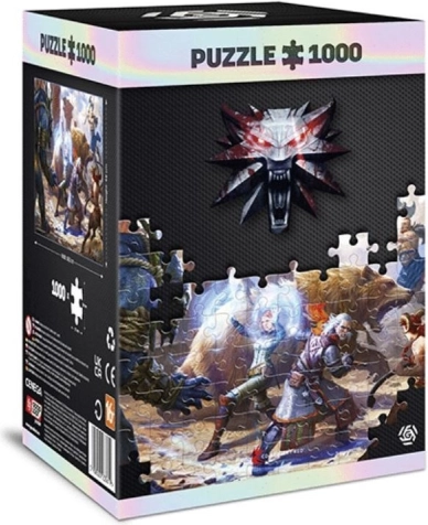 Puzzle GOOD LOOT The Witcher – Geralt et Triss au combat 1000 pièces