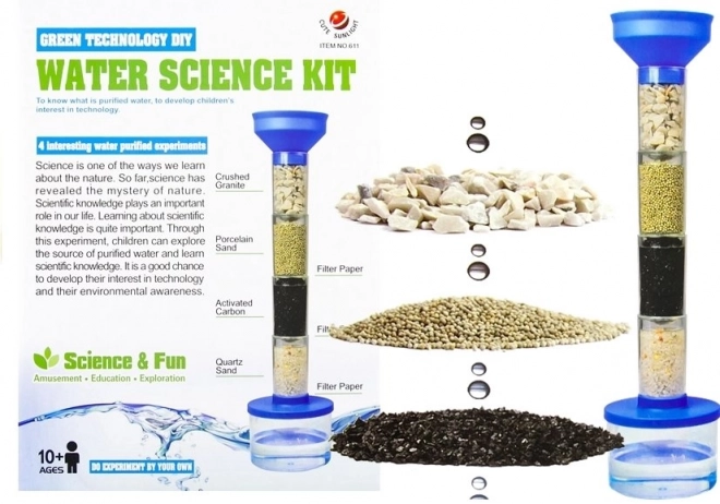 Ensemble éducatif de filtration de l'eau