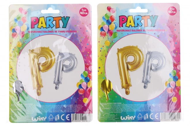 Ballon gonflable - lettre P