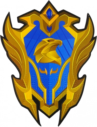 Design attrayant du bouclier avec blason
