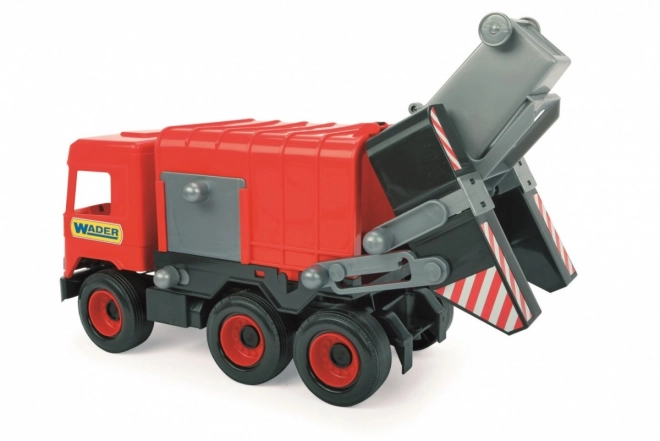 Camion-poubelle rouge Middle Truck dans une boîte