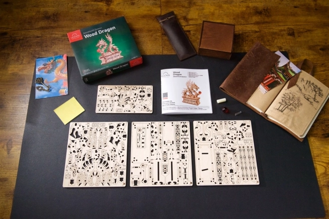 Ugears 3D puzzle mécanique en bois Dragon