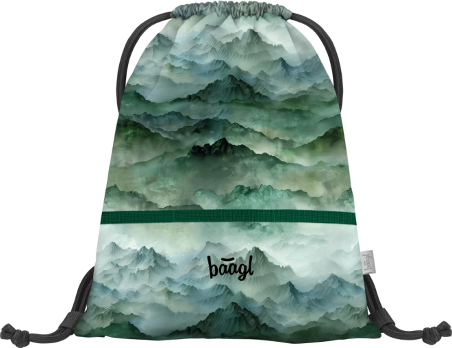 Ensemble scolaire Baagl Ergo Dino: cartable, trousse et sac
