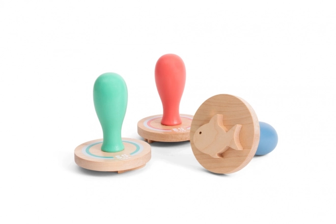 Tampons de sable avec motifs d'animaux marins