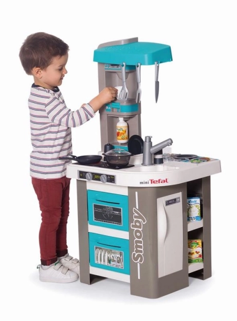 Cuisinette Studio Tefal Bubble bleu-gris électronique