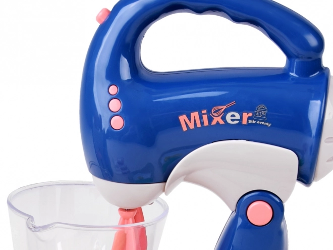 Ensemble cuisine enfant avec mixeur et grille-pain
