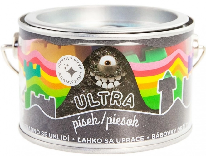 Ultra sable avec paillettes 200g - noir