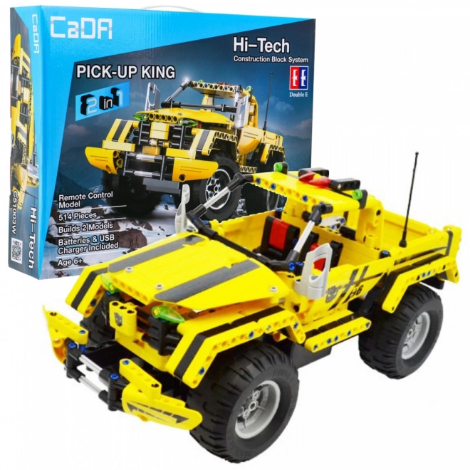 Kit de construction JEEP WRANGLER radiocommandé, compatible avec LEGO, 531 pièces