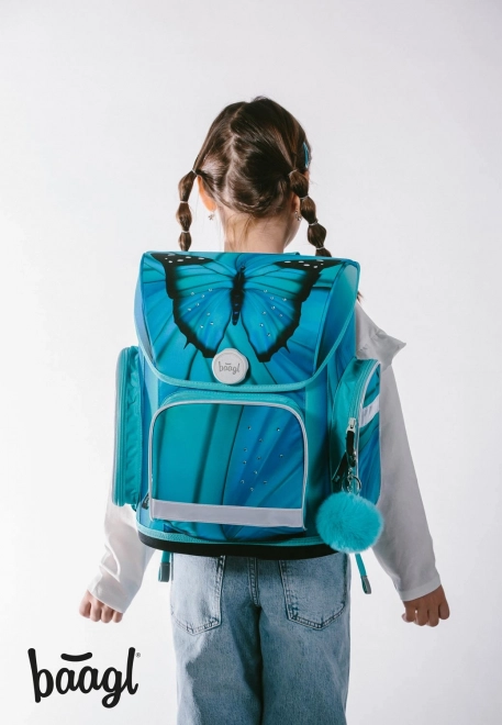 BAAGL SET 3 Ergo Butterfly: cartable, trousse, sac