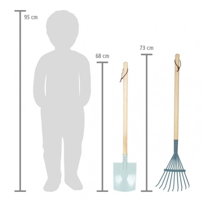 Petit ensemble d'outils de jardin Small Foot - couleurs pastel