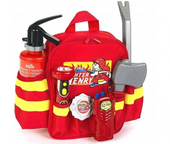 Sac à dos de secours de pompier avec équipement
